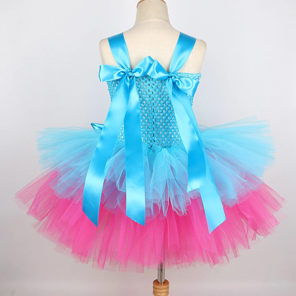 Trolls Tutu Dress Costume Princess Poppy
