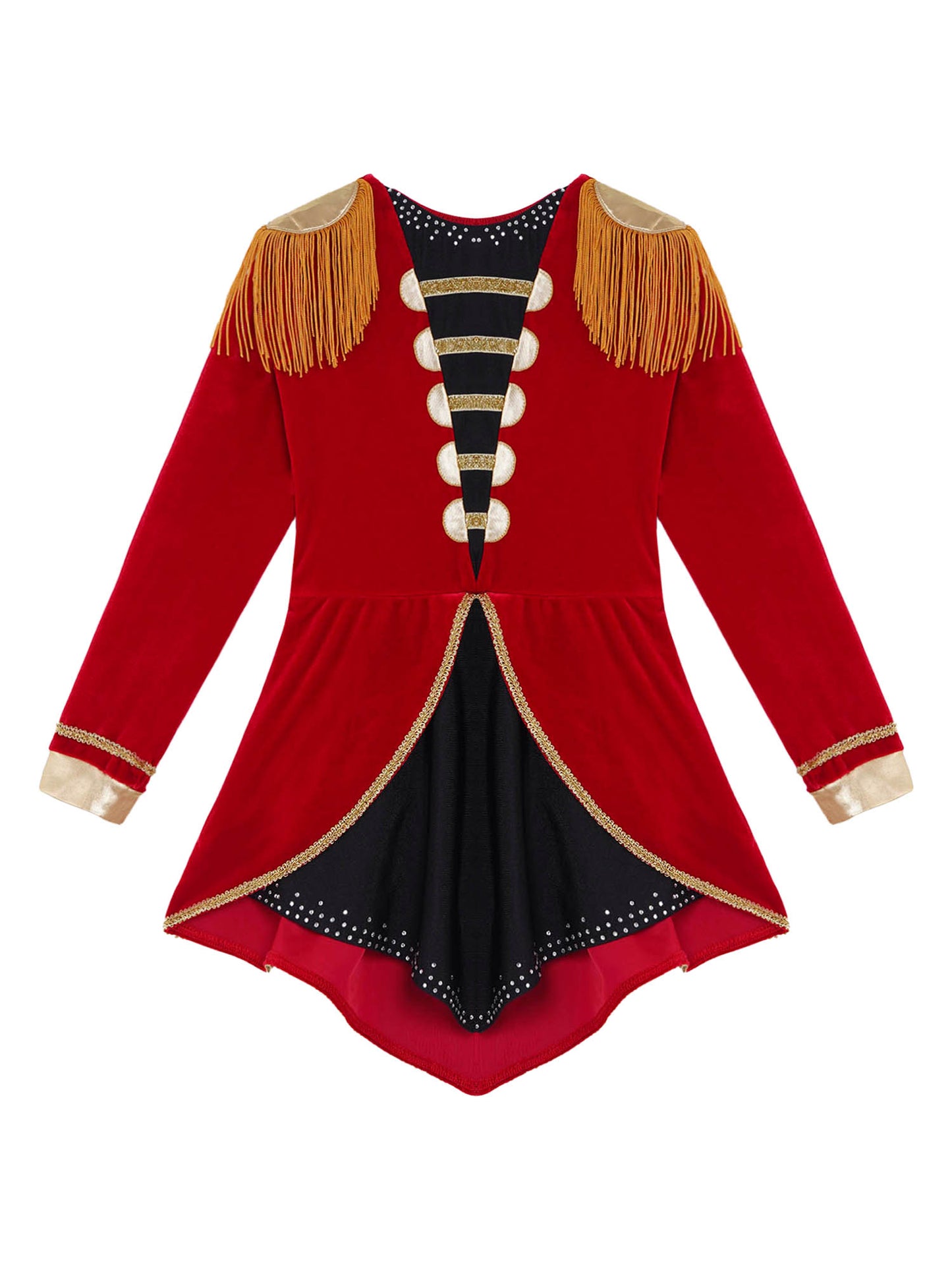 Ringmaster Circus Magician Costumes Sequen Kids