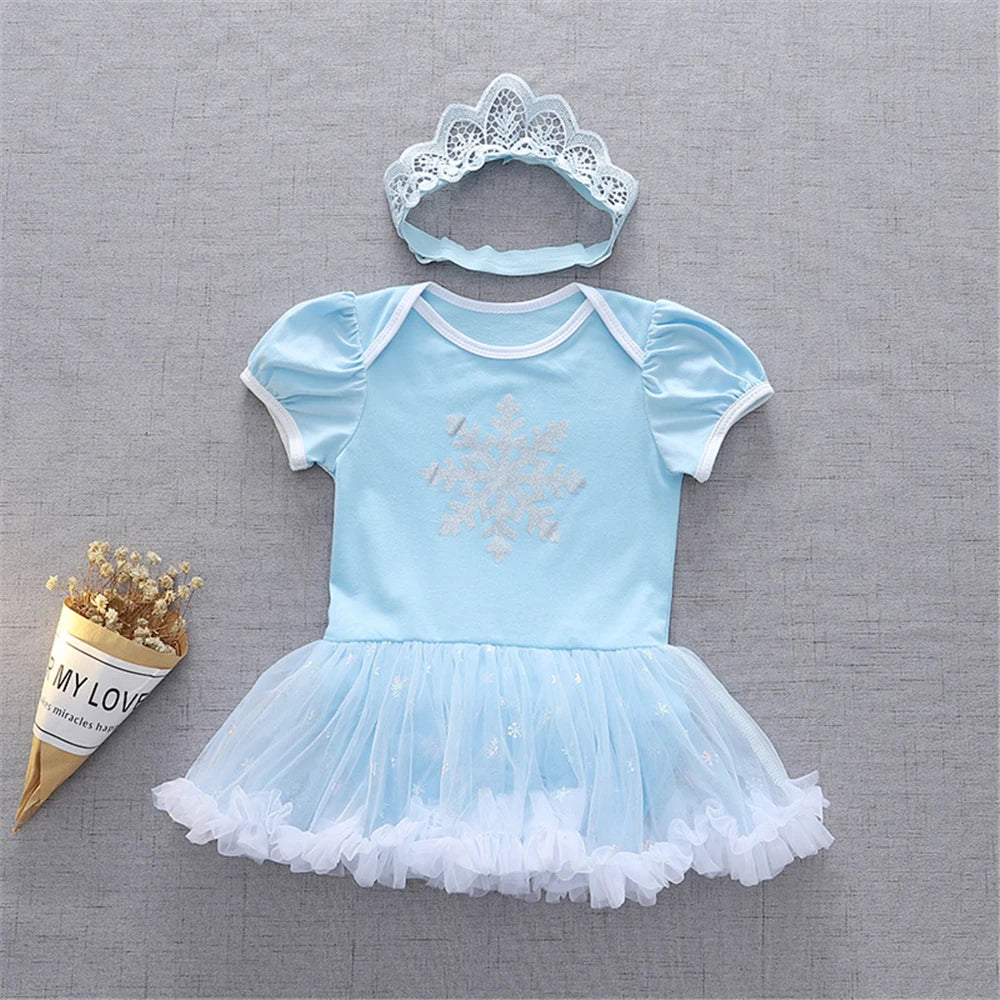 Infant Princess Costume Elsa Ariel Belle Rapunzel Anna Tinkerbell Minnie Aurora Rapunzel Snow White Cinderella Alice Belle Jessie