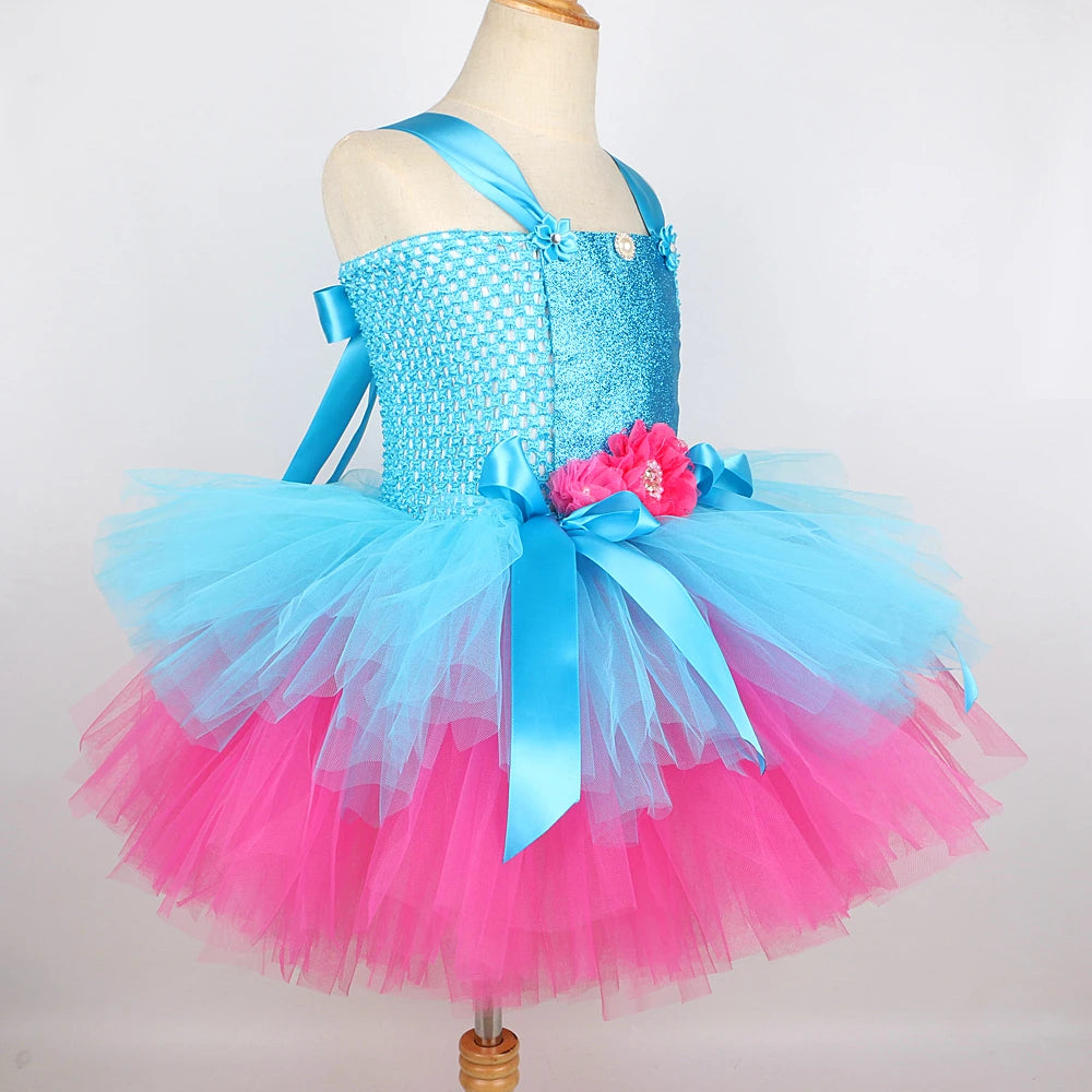 Trolls Tutu Dress Costume Princess Poppy