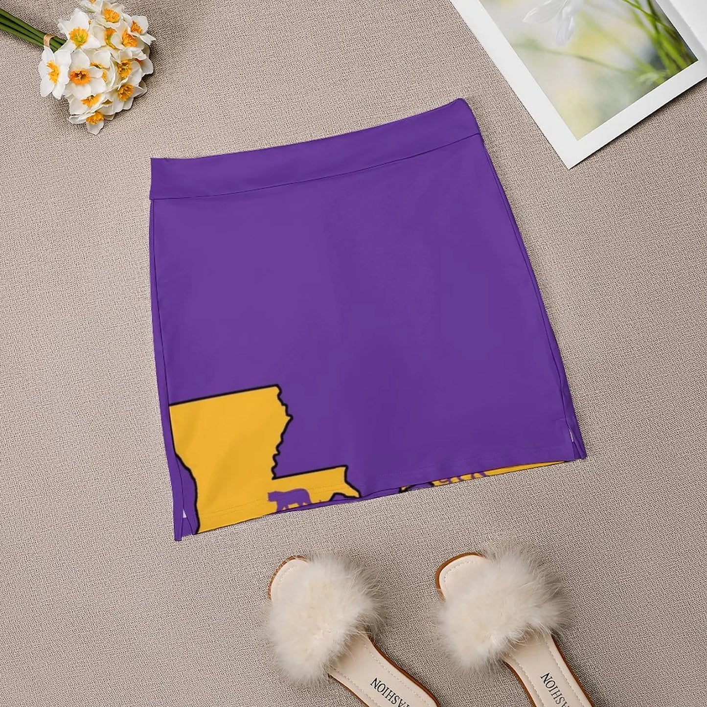 Louisiana Tiger Women's Tennis skirt With Hidden Pocket
