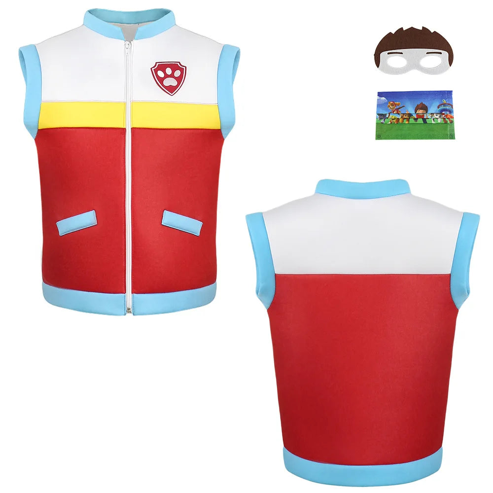 PAW Patrol Kids Costume Chase Marshall Rubble Rocky Ryder Skye Zuma