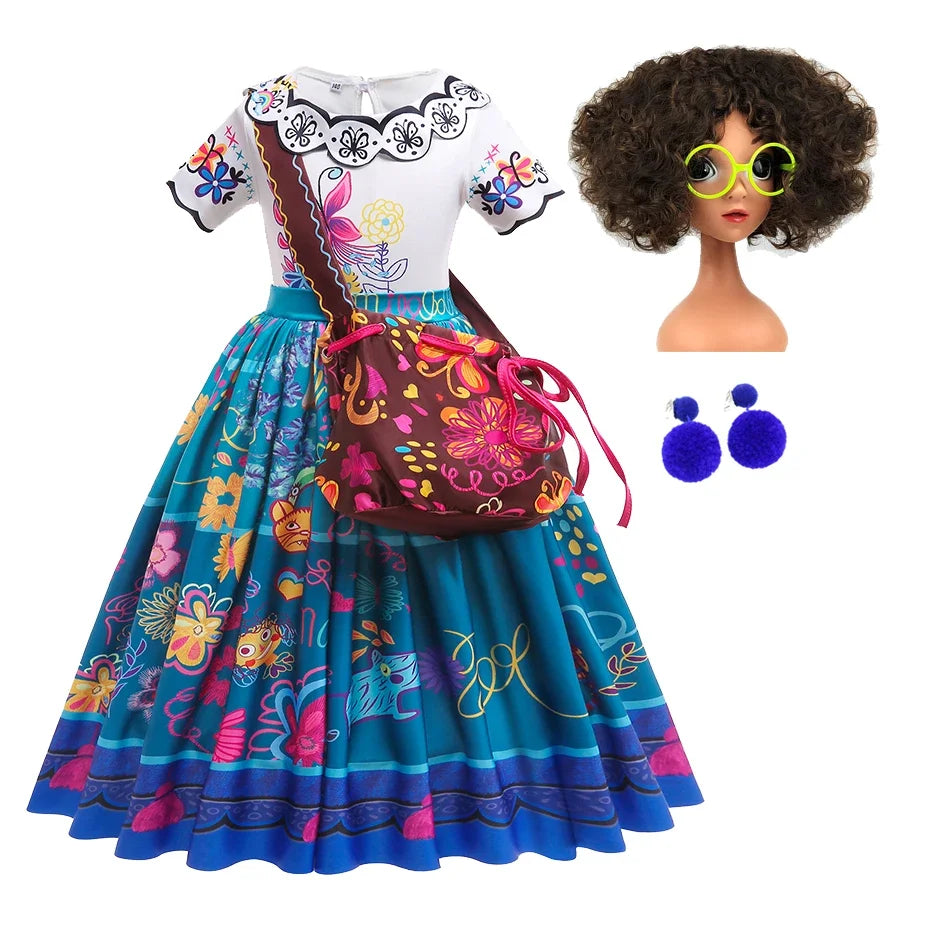 Encanto Isabela Mirabel Princess Costume Kids