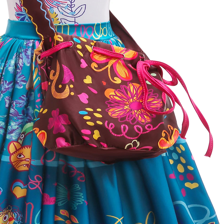 Encanto Isabela Mirabel Princess Costume Kids