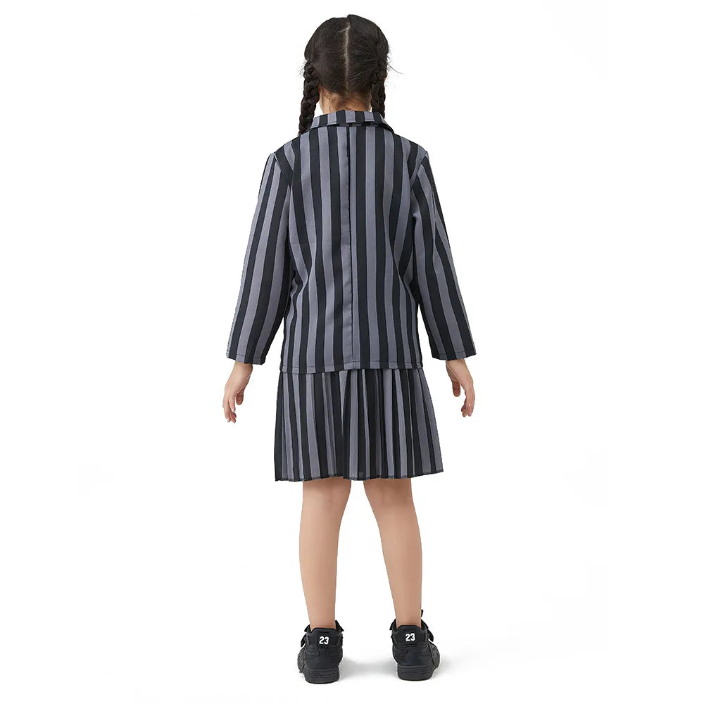 Wednesday Addams Halloween Costume Kids