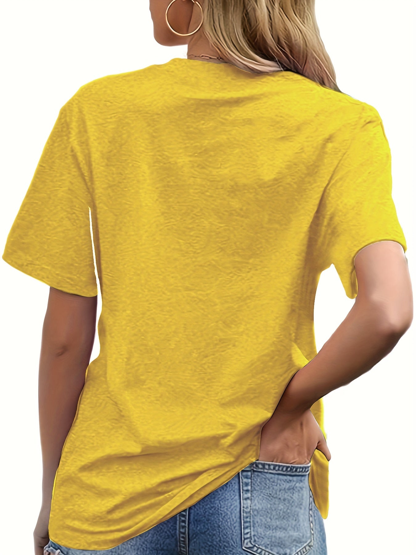 Tiger Print Crew Neck T-Shirt Soft, Breathable, Short Sleeve No Wrinkle Ladies