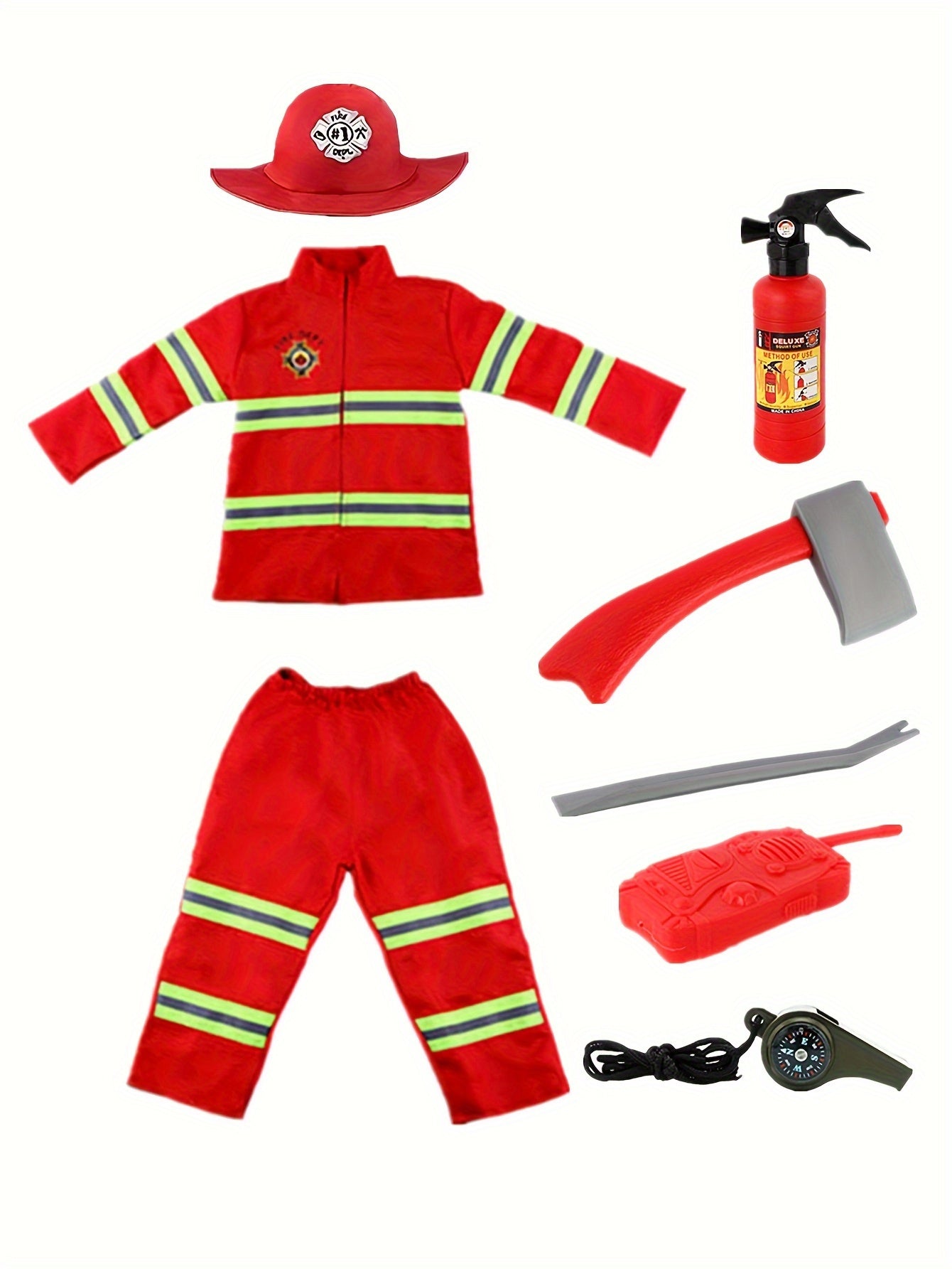 Fireman Costume Kids