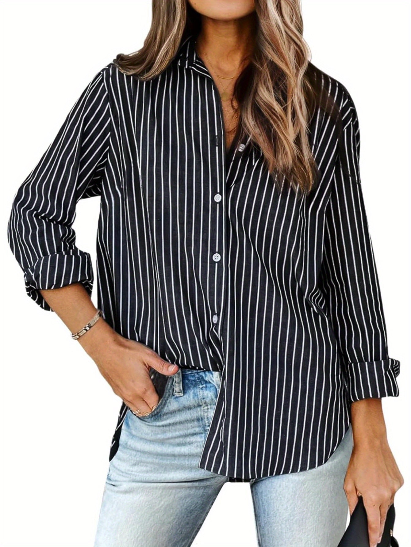 Striped Blouse Yellow Tiger Stripes