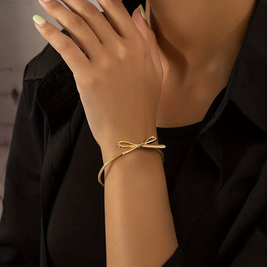 Bow knot Bangle Bracelet