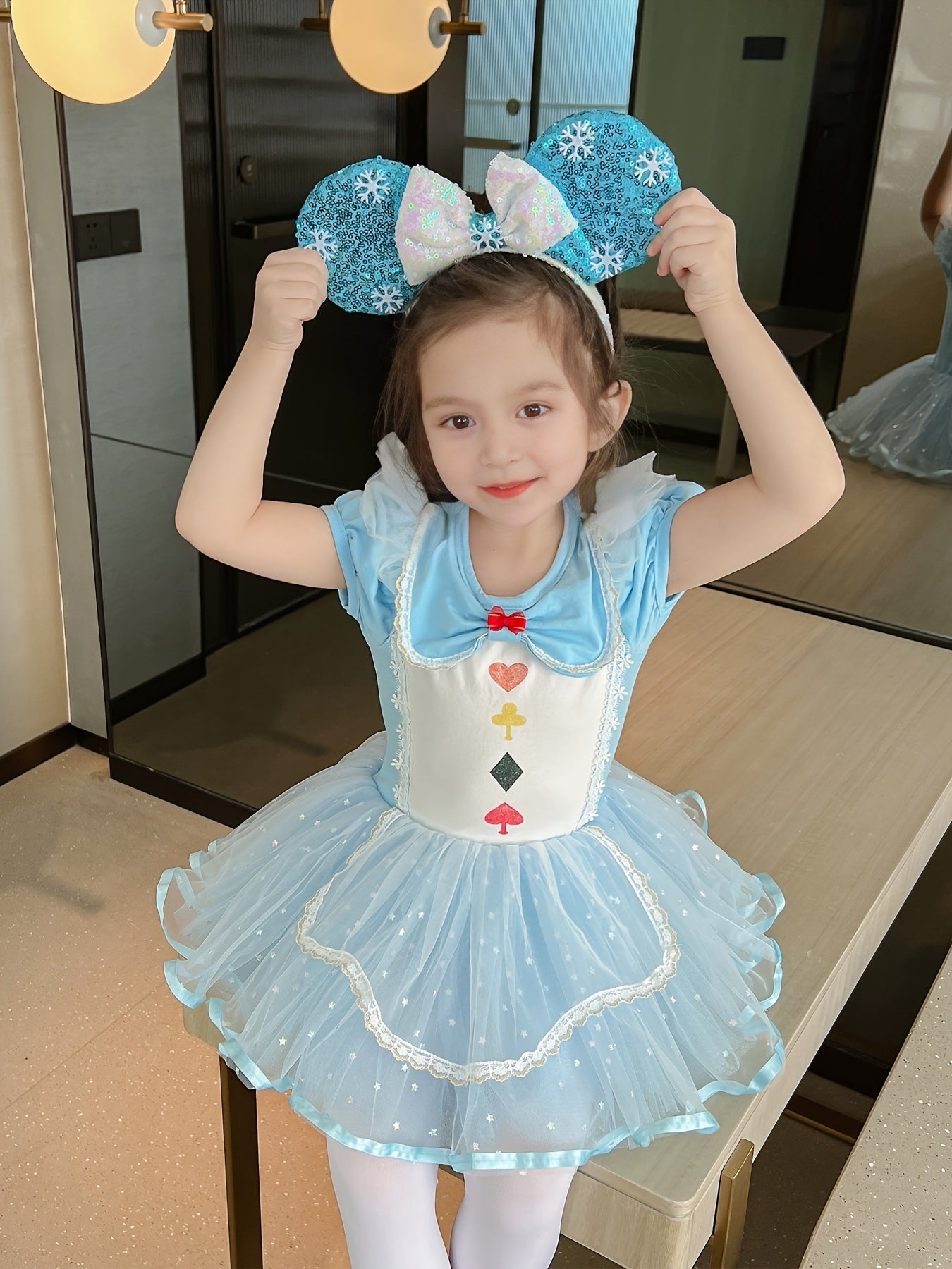 Alice in Wonderland Costume Tutu Dress Kids