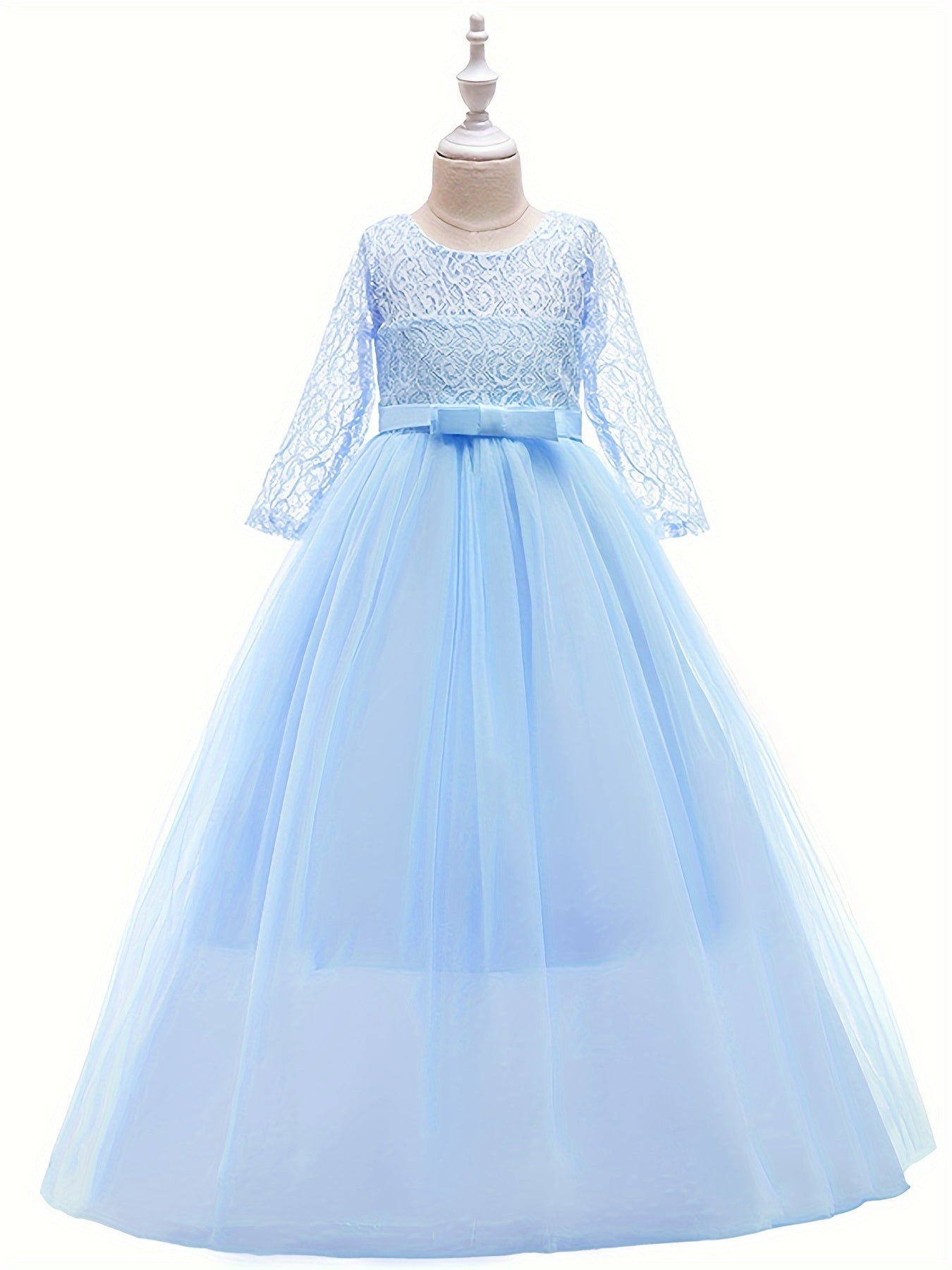 Princess Beauty Pageant Queen Bride Dress Kids