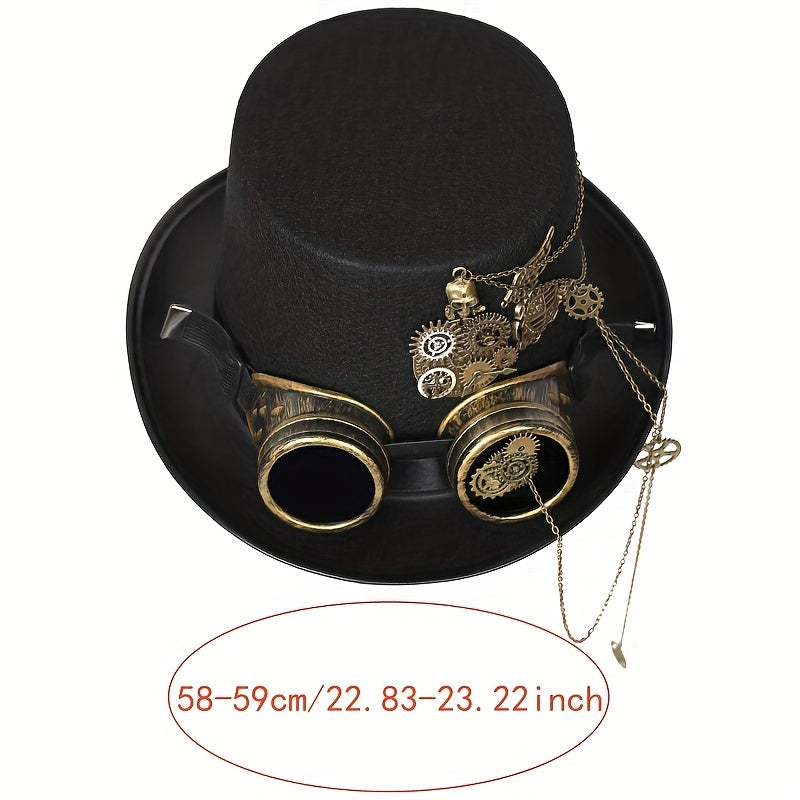 Steampunk Victorian Top Hat gothic