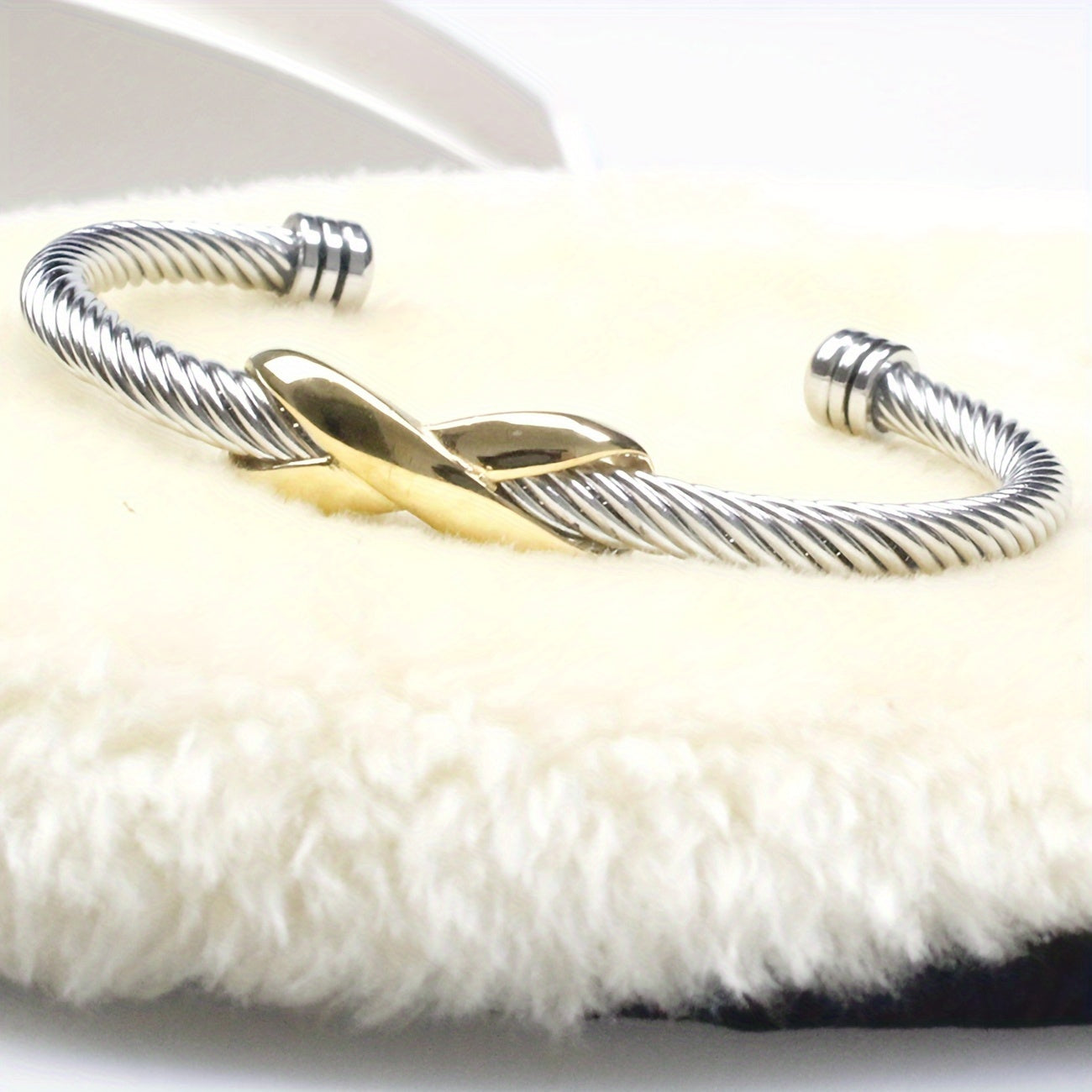 Inspired Cuff Bangle Bracelet