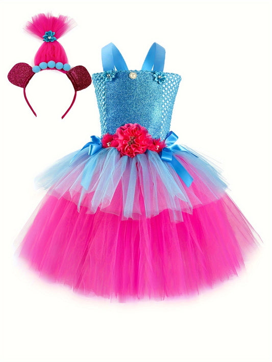 Trolls Costume Tutu Kids