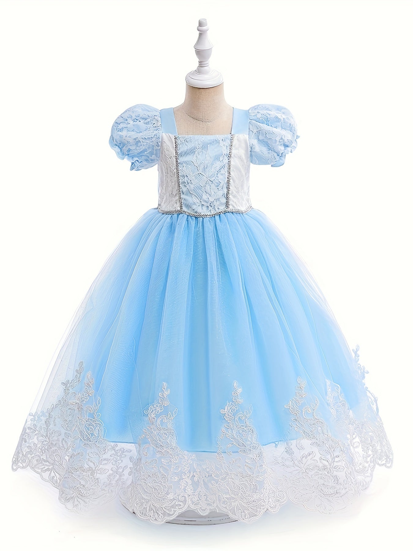 Princess Dress Costume Kids Cinderella Elsa