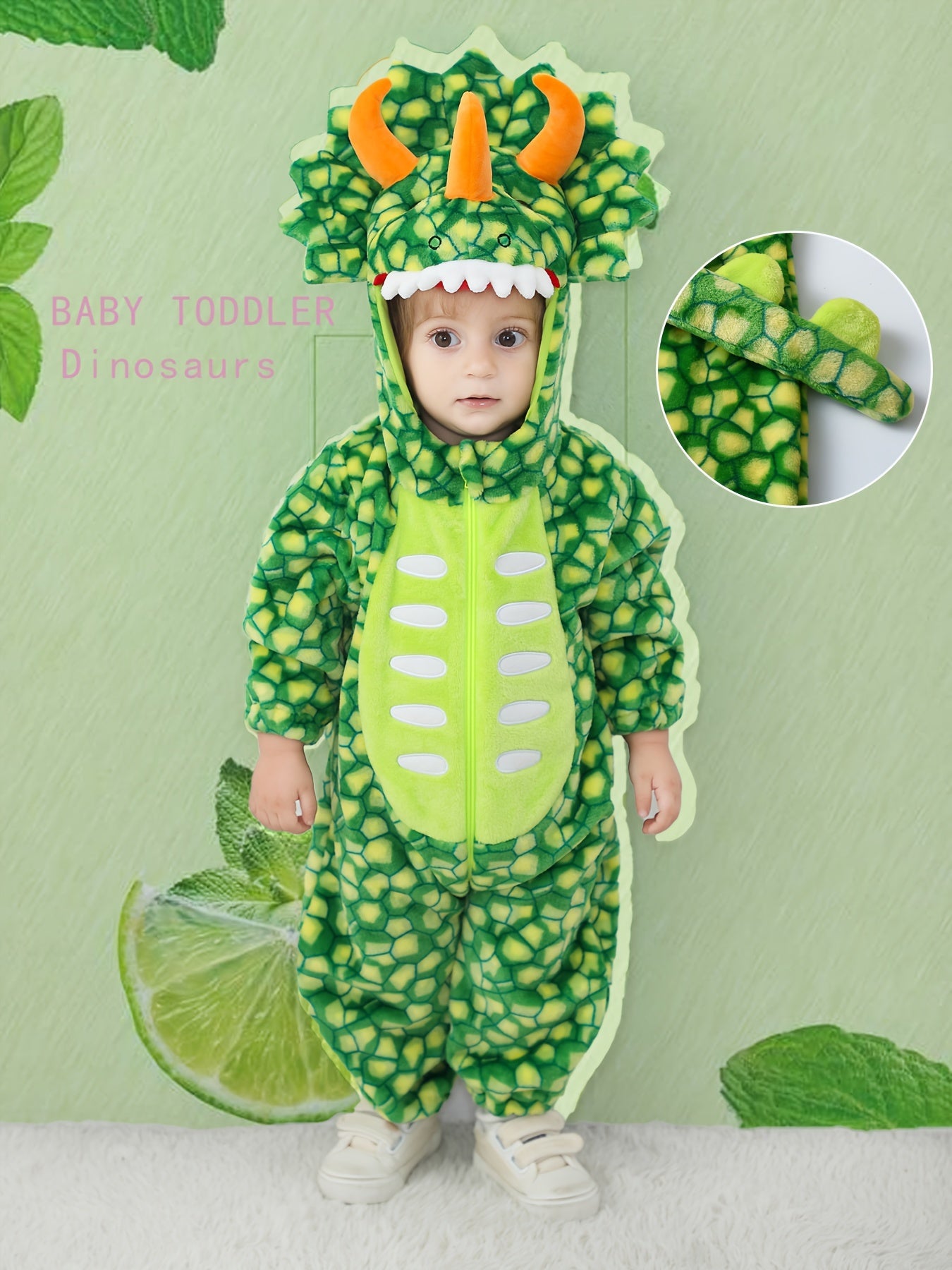 Dinosaur Triceratops Dino Costume Kids