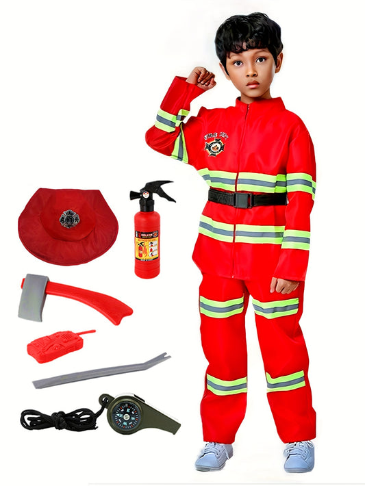 Fireman Costume Kids