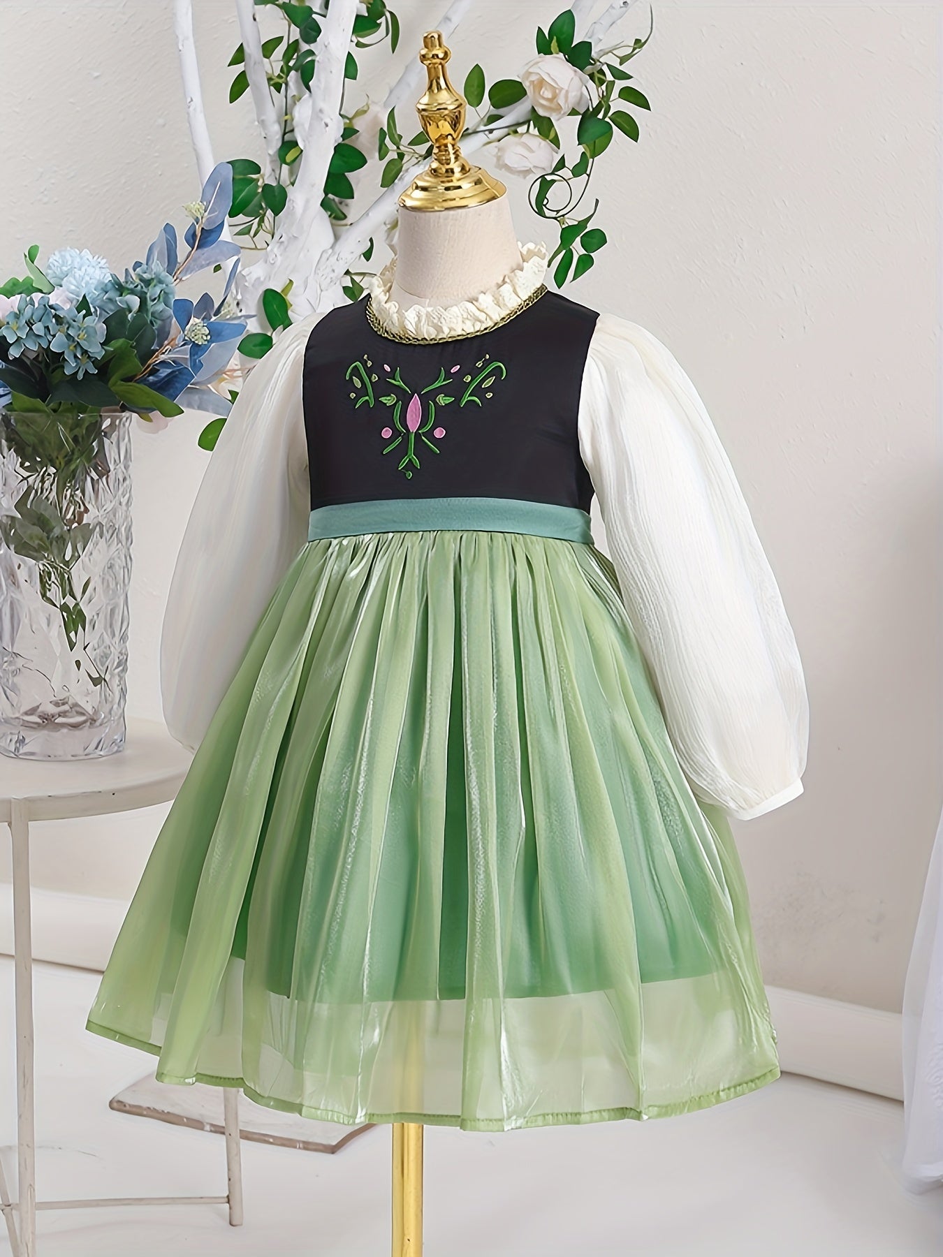 Princess Anna Couture Costume Dress Kids