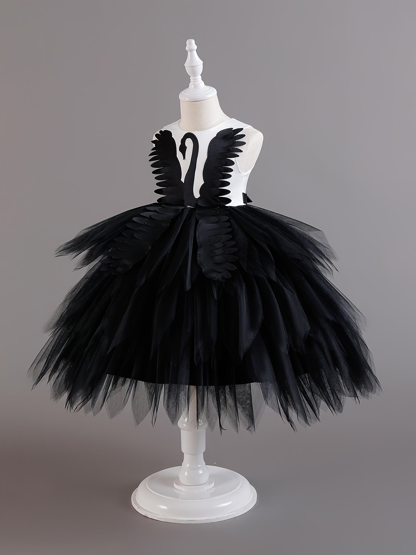 Exquisite Black Swan Tutu Dress Kids