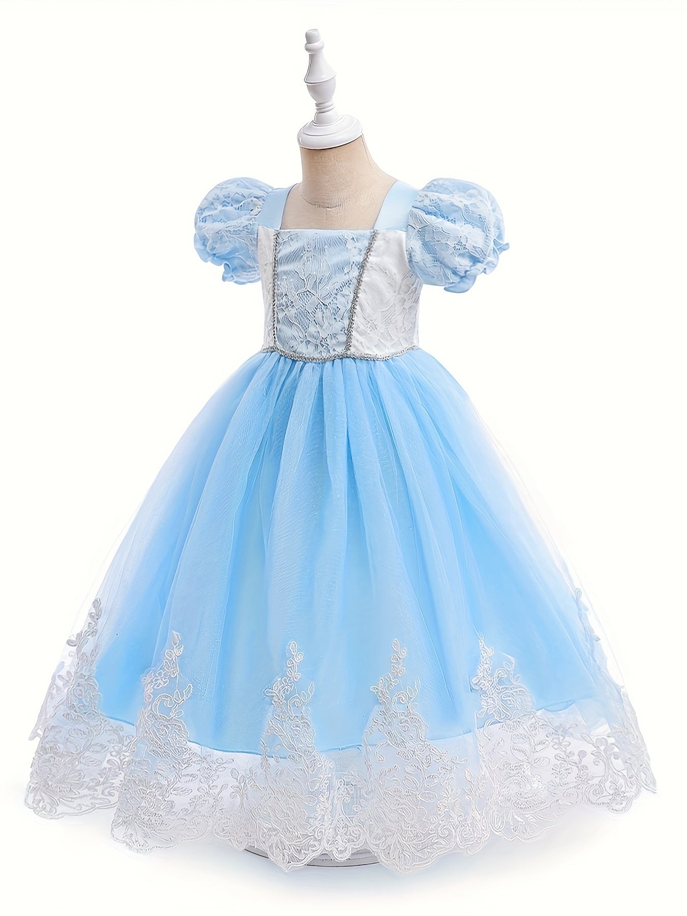 Princess Dress Costume Kids Cinderella Elsa