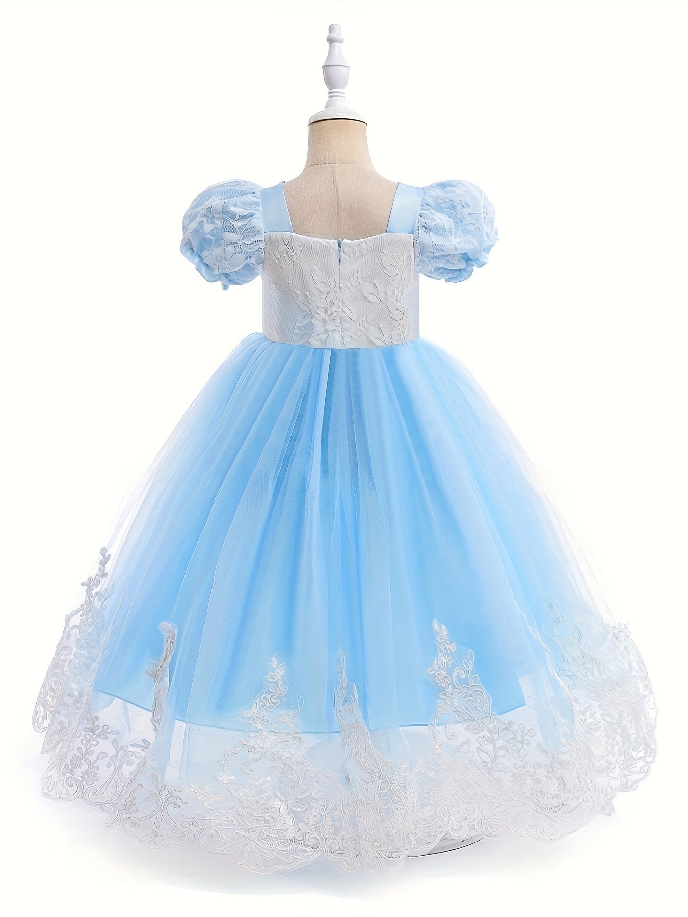 Princess Dress Costume Kids Cinderella Elsa