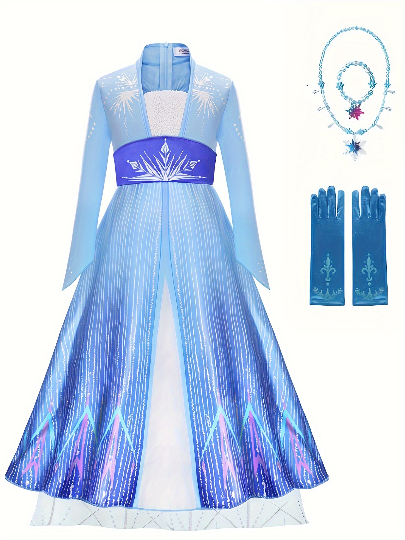 Princess Queen Elsa Dress Costume Kids