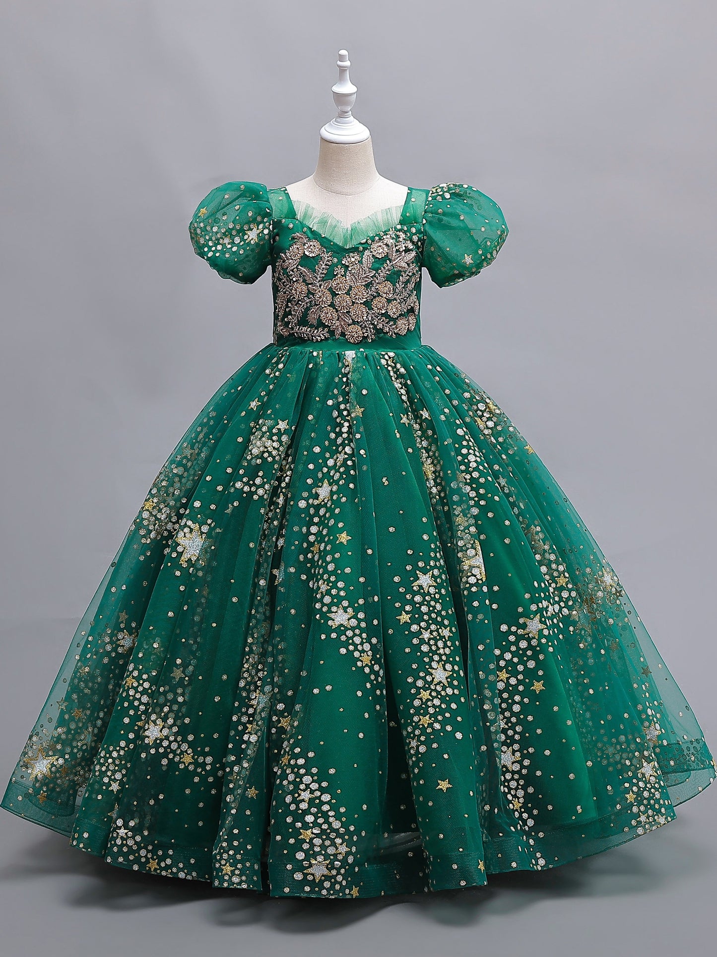 Princess Queen Beauty Pageant Couture Dress Kids