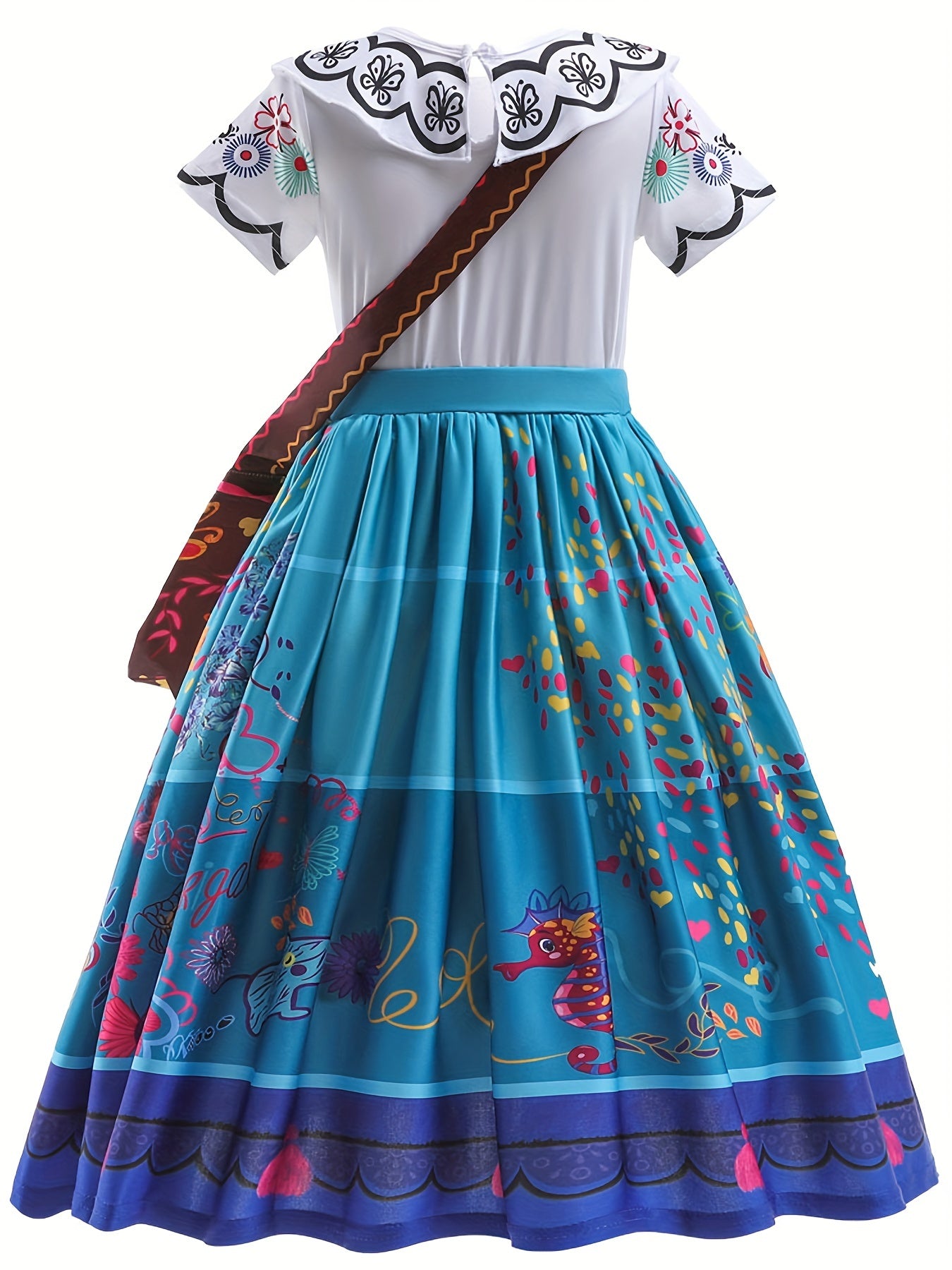 Princess Mirabel Encanto Costume Dress Kids