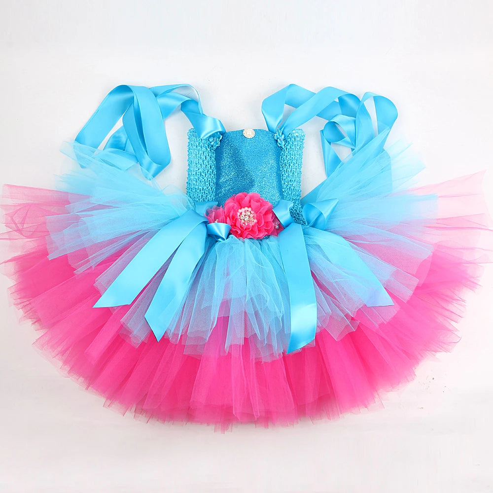 Trolls Tutu Dress Costume  Princess Poppy