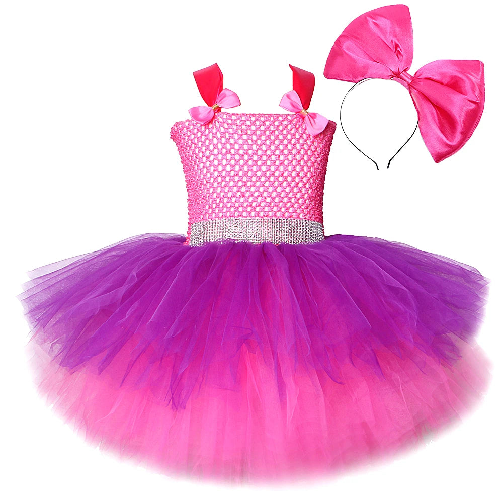 Lol Surprise Costume Tutu Dress Kids Hot Pink Purple