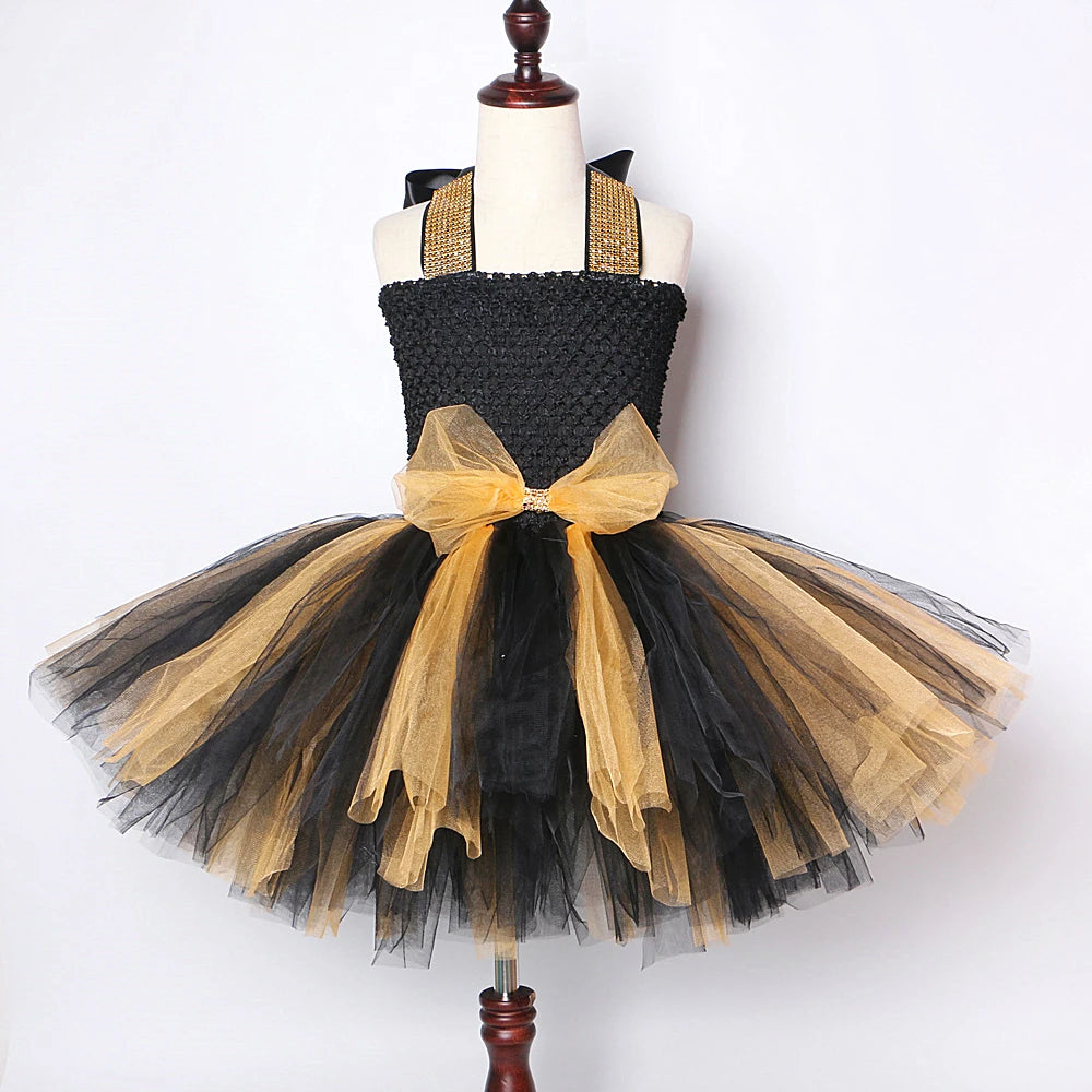 Lol Surprise Tutu Costumes Gold Black Bee Kids