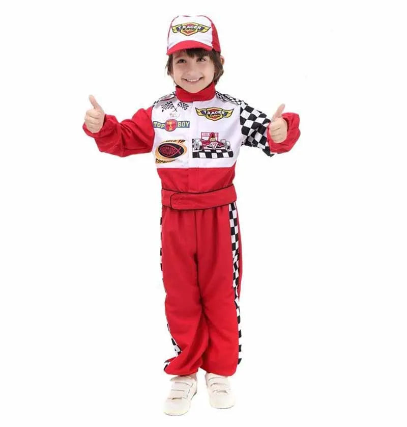 Racecar Driver Costume Kids Lightening Cars