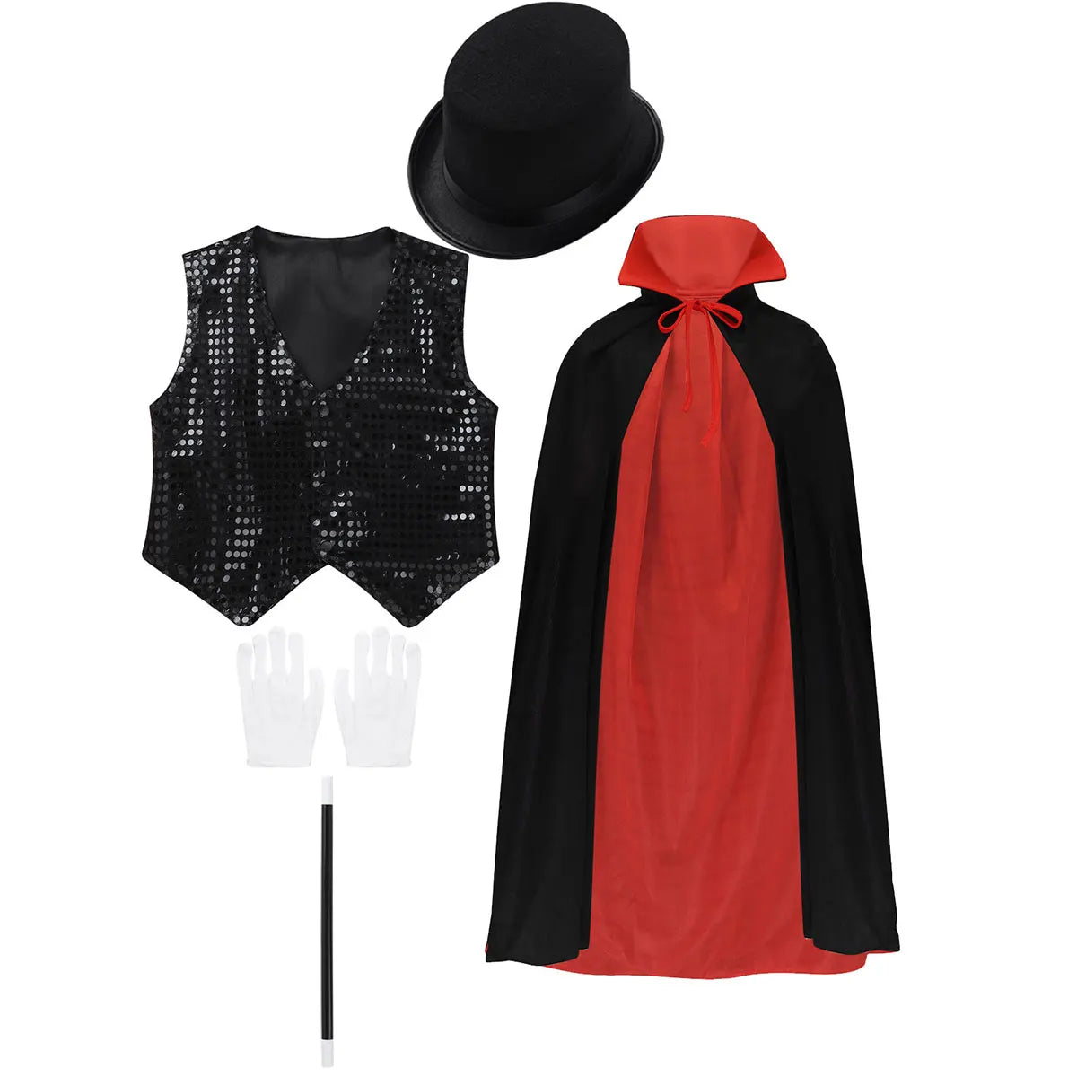 Magician RingMaster Costume Kids