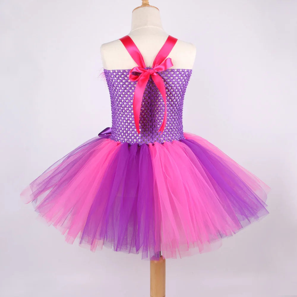 Cheshire Cat Costumes Dress for Girls