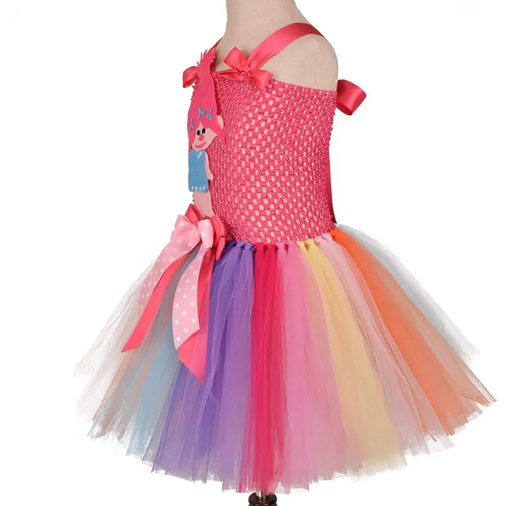 Trolls Tutu Dress Costume for Kids