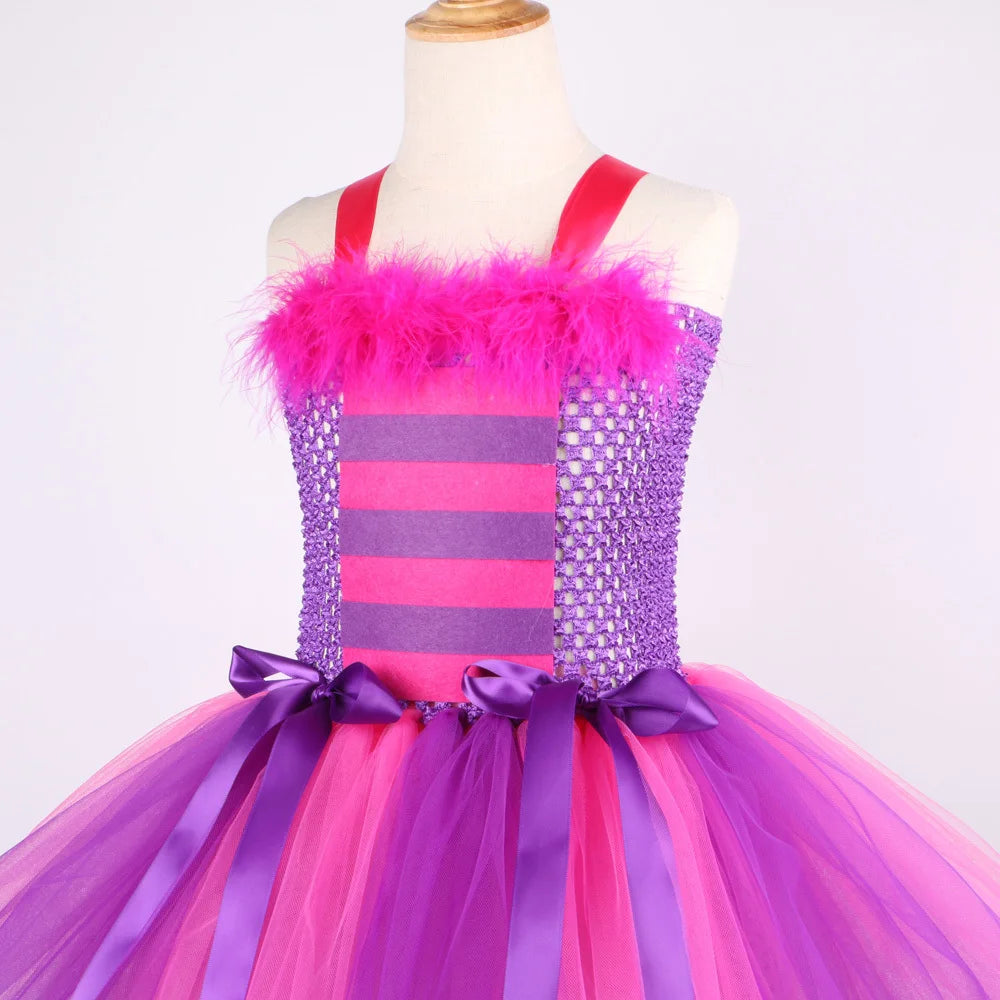 Cheshire Cat Costumes Dress for Girls