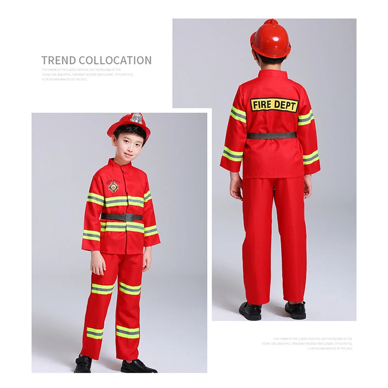 Firefighter Uniform Kids Costume Accessory