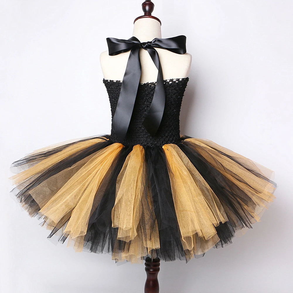 Lol Surprise Tutu Costumes Gold Black Bee Kids