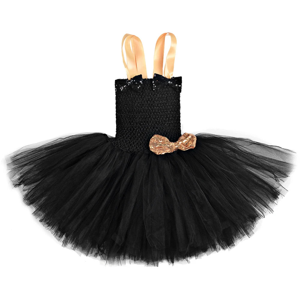 Lol Surprise Dress for Girls Costume Black Gold Bee