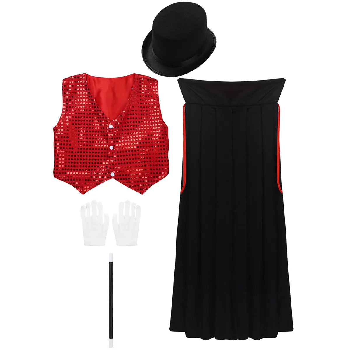 Magician RingMaster Costume Kids