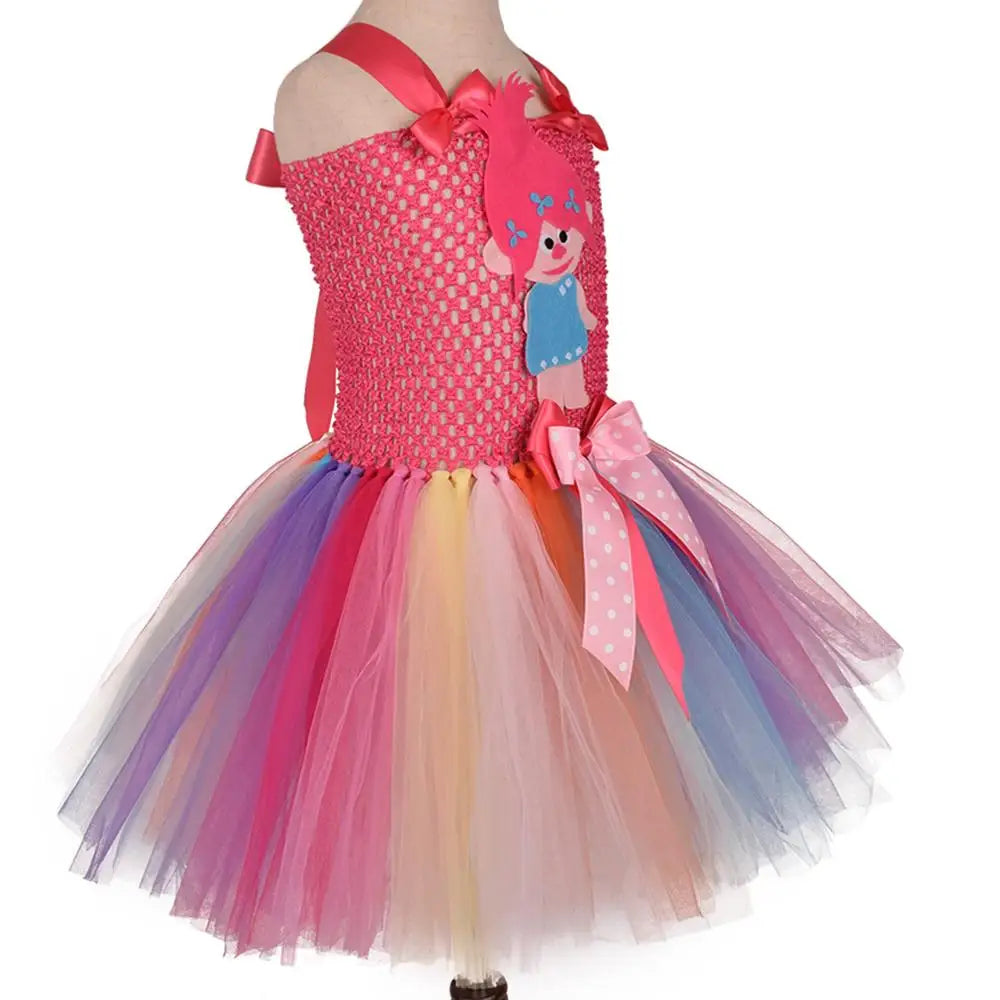 Trolls Tutu Dress Costume for Kids