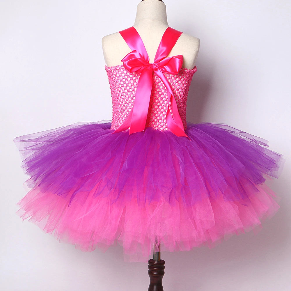 Lol Surprise Costume Tutu Dress Kids Hot Pink Purple