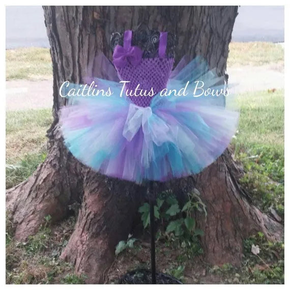 Fairy Tea Party Peacock Garden Fairy Rainbow Tutu Costume Kids