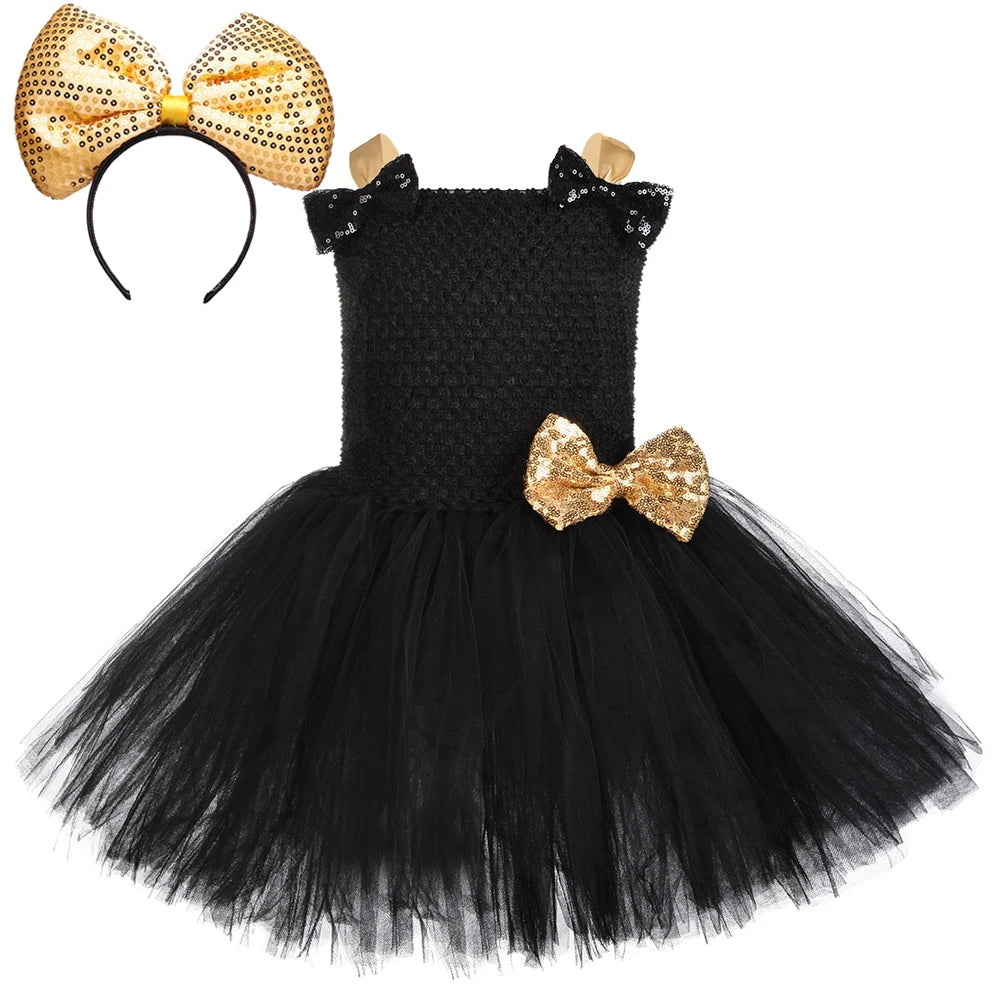 Lol Surprise Dress for Girls Costume Black Gold Bee