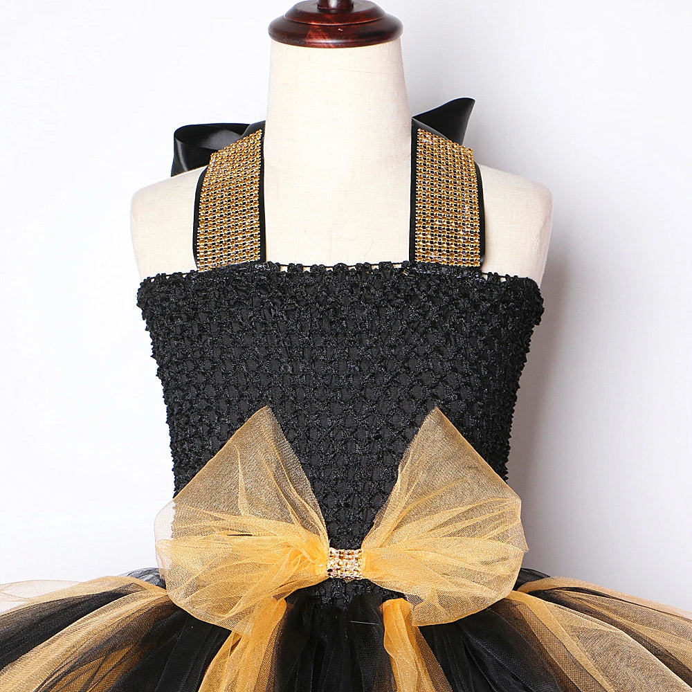 Lol Surprise Tutu Costumes Gold Black Bee Kids