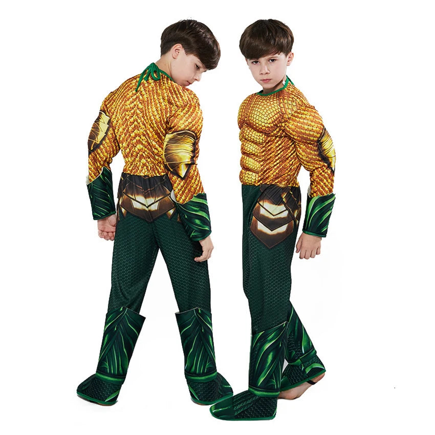 Marvel Aquaman Costumes Superhero Kids