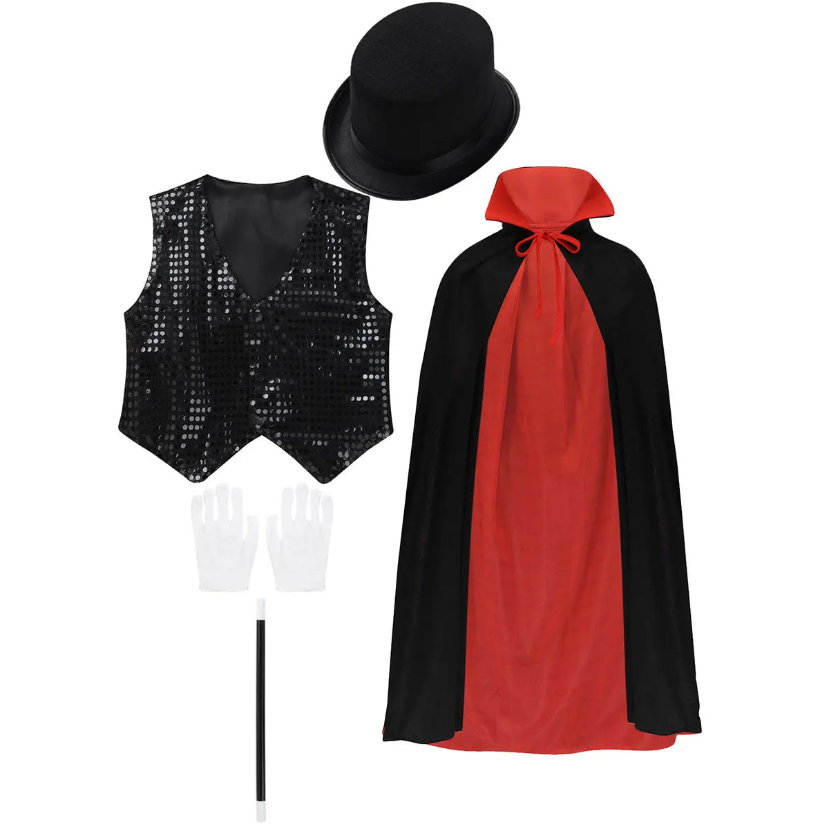 Magician RingMaster Costume Kids