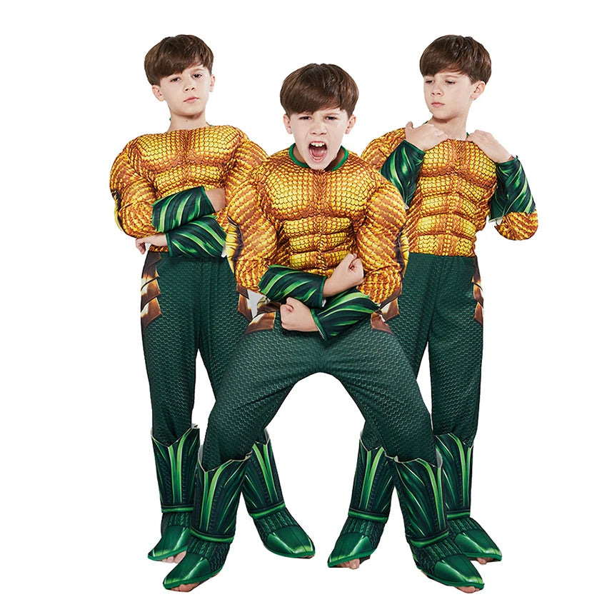 Marvel Aquaman Costumes Superhero Kids