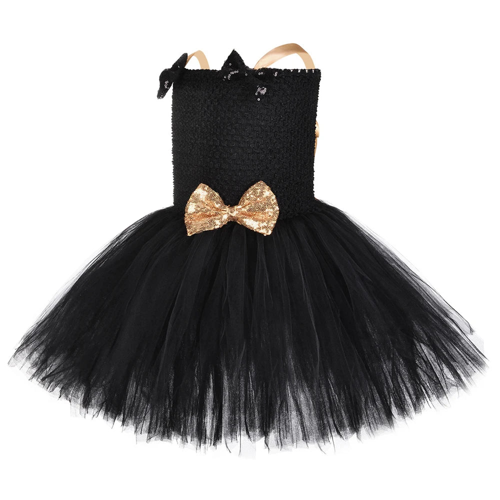 Lol Surprise Dress for Girls Costume Black Gold Bee