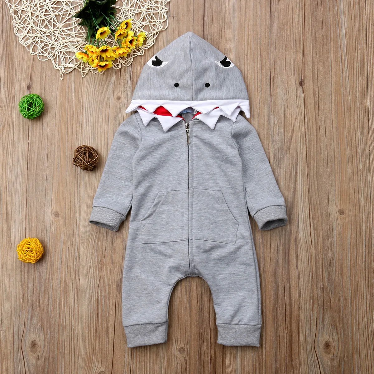 Shark Onesie Costume Baby Kids